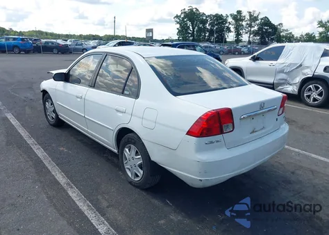 2003 Honda Civic Lx z USA, uszkodzony, nr VIN 2HGES16543H543328